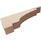 Ekena Millwork 4"W x 24"D x 8"H Thin Mediterranean Rough Cedar Woodgrain TimberThane Corbel, Primed Tan CORUR04X24X08MEDRCPR - alternate 4